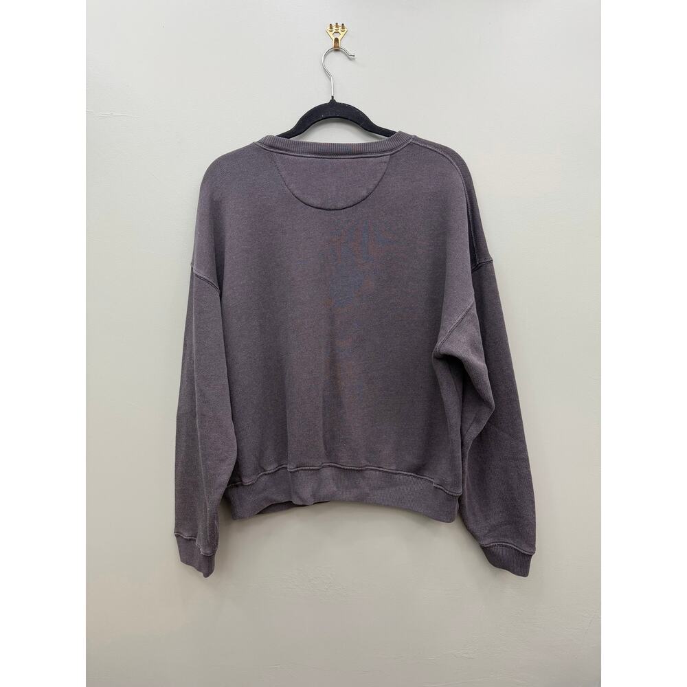 American Eagle Seriously Lived-In Oversized Graphic Sweatshirt Gray M - Picture 3 of 4